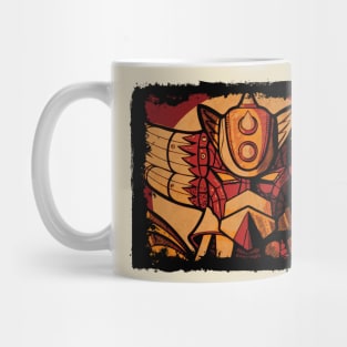 Retro Ufo Robot Mug